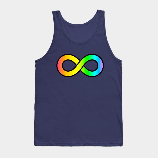 Neurodiversity symbol Edit Tank Top by pickledpossums